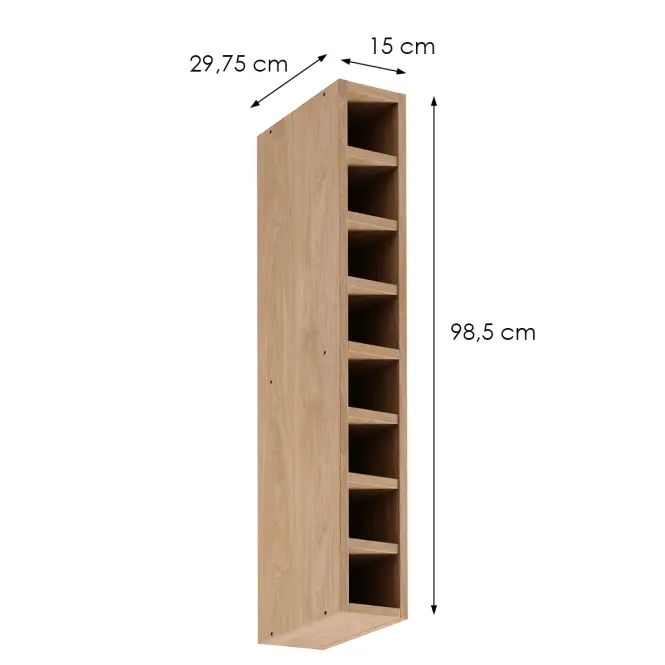 Korpusz Luxeo K04-W15 tölgy puccini,2