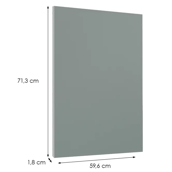 Előlap szekrény Luxeo F08-D100N green,2