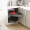 Korpusz Luxeo K04-D100N kihúzható polcrendszer jobbos,9