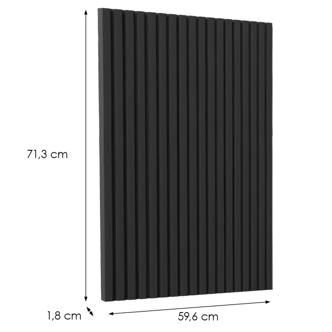 Előlap szekrény Luxeo F14-D100N ryfla dark,2
