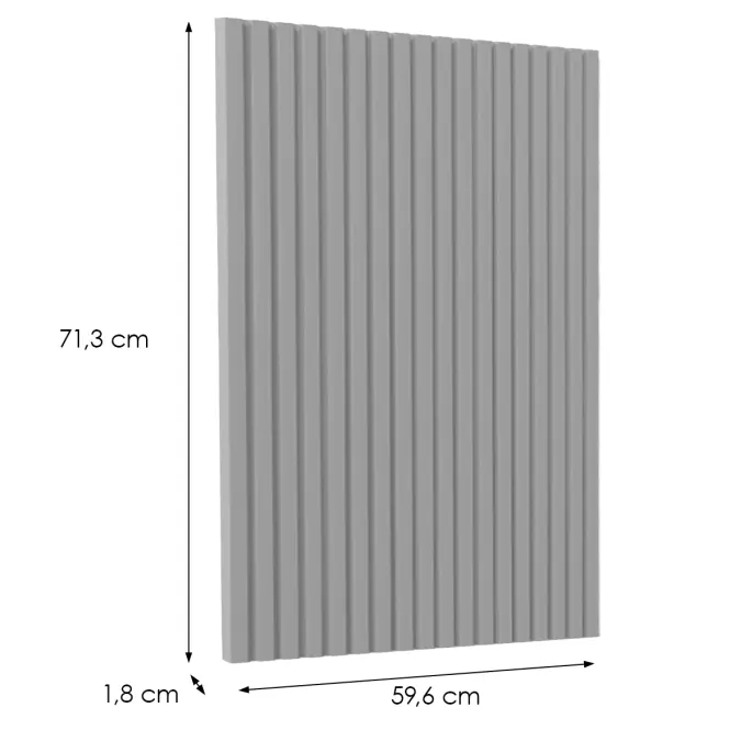 Előlap szekrény Luxeo F14-D100N ryfla grey