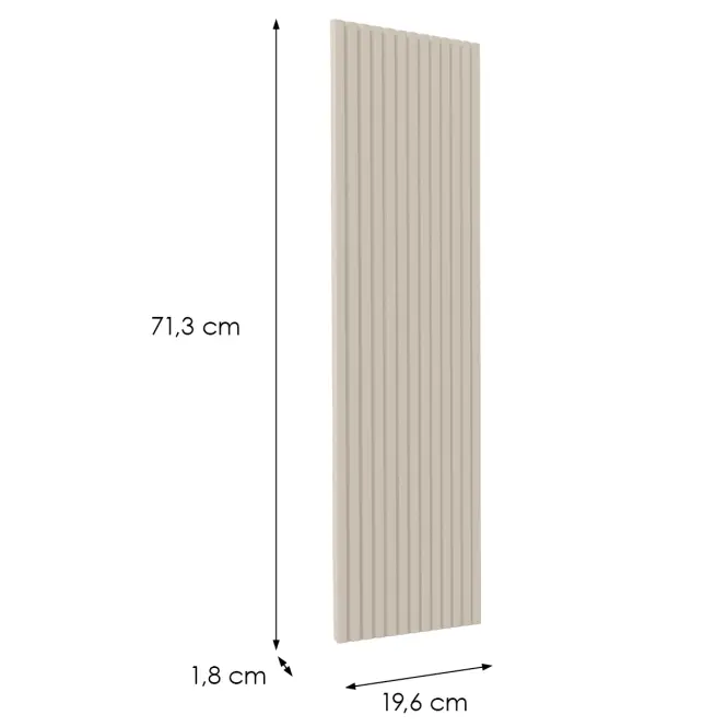 Előlap szekrény Luxeo F14-D20C Axis pro ryfla kasmír