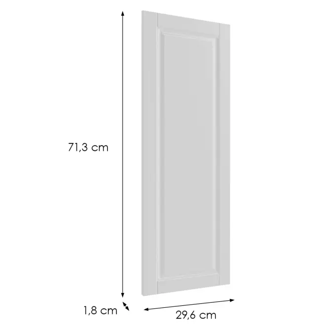 Előlap szekrény Luxeo F13-D30 hampton white,2