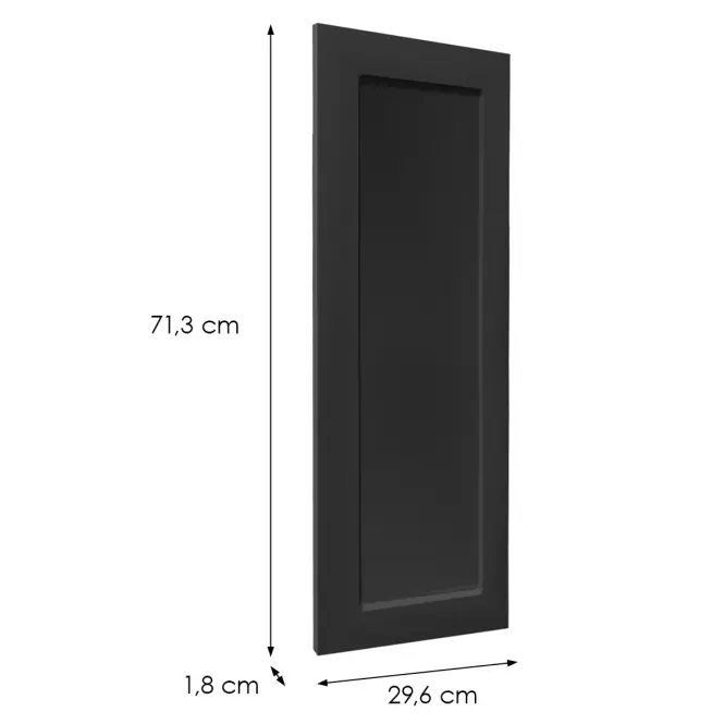 Előlap szekrény Luxeo F15-D30 keret dark,2
