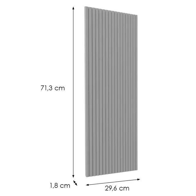 Előlap szekrény Luxeo F14-D30 ryfla grey
