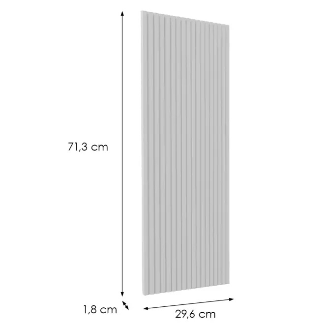 Előlap szekrény Luxeo F14-D30 ryfla white