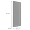 Előlap szekrény Luxeo F13-D30 hampton grey,2