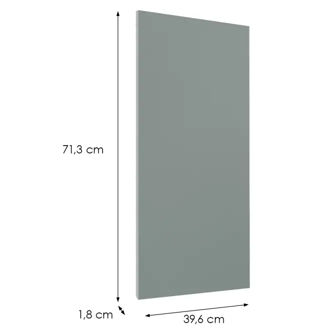Előlap szekrény Luxeo F08-D40 green,2