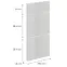 Előlap szekrény Luxeo F02-D40S3-AX white lak,2