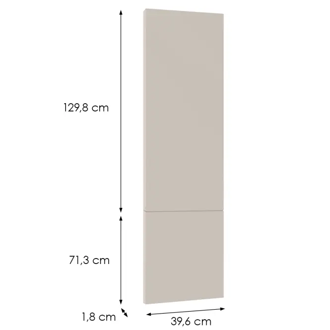 Előlap szekrény Luxeo F08-D40SP beige,2