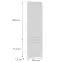 Előlap szekrény Luxeo F13-D40SP hampton white,2