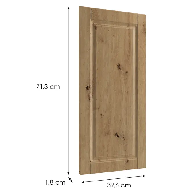 Előlap szekrény Luxeo F13-D40 hampton tölgy,2