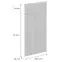 Előlap szekrény Luxeo F14-D40S1-AX ryfla white,2