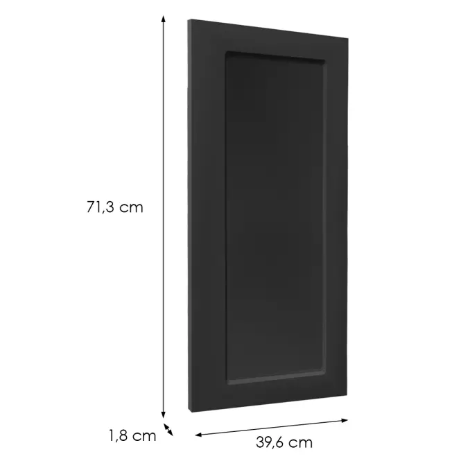 Előlap szekrény Luxeo F15-D40 keret dark
