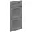 Előlap szekrény Luxeo F15-D40S3-AX keret dark grey