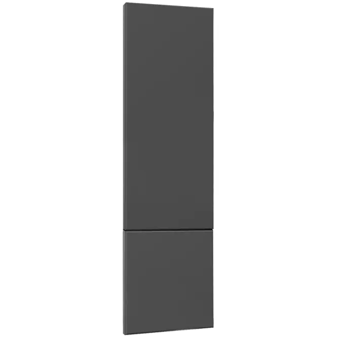 Előlap szekrény Luxeo F16-D40SP vékony keret dark grey