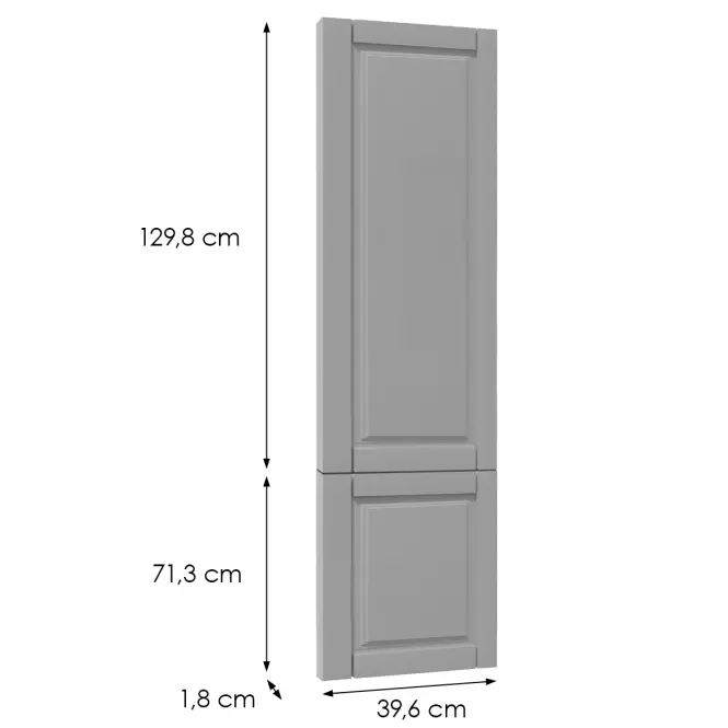 Előlap szekrény Luxeo F13-D40SP hampton grey,2