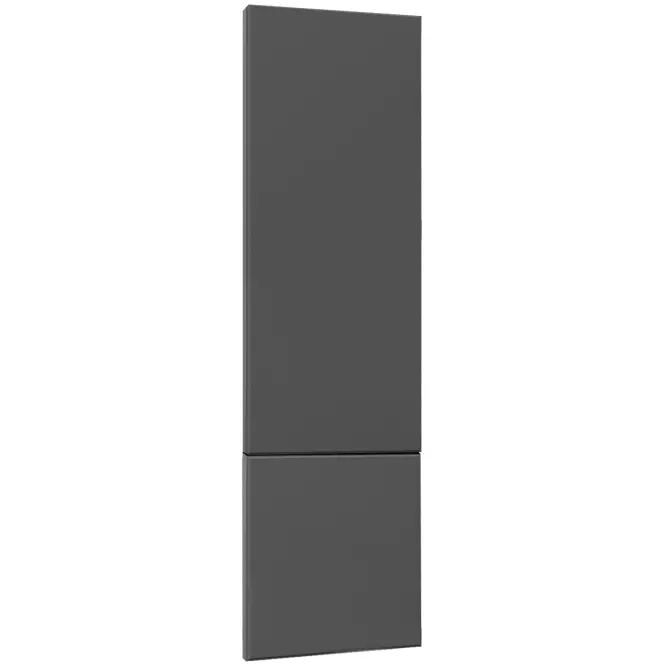 Előlap szekrény Luxeo F16-D40SPWN vékony keret dark grey