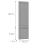 Előlap szekrény Luxeo F13-D40SPWN hampton grey,2