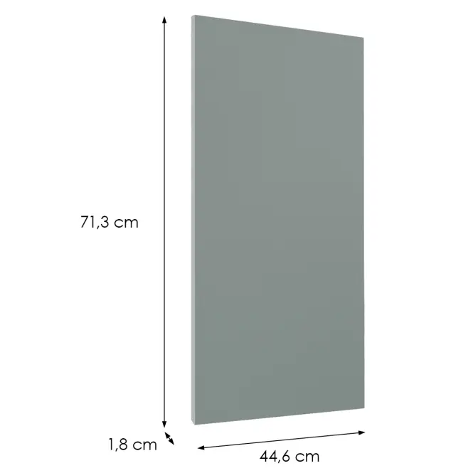 Előlap szekrény Luxeo F08-D45FZW green,2