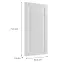 Előlap szekrény Luxeo F13-D45FZW hampton white,2