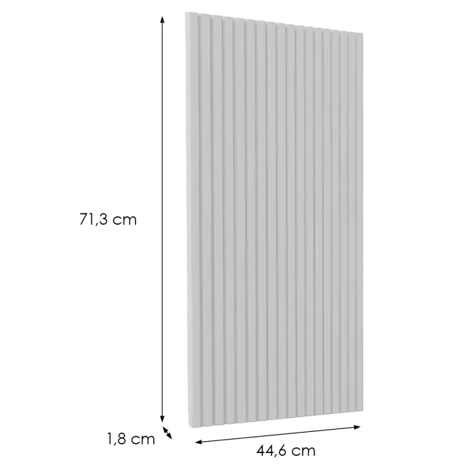 Előlap szekrény Luxeo F14-D45FZW ryfla white