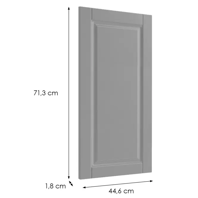 Előlap szekrény Luxeo F13-D45FZW hampton grey,2