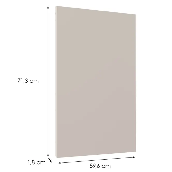 Előlap szekrény Luxeo F08-D60FZW beige,2