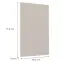 Előlap szekrény Luxeo F08-D60FZW beige,2