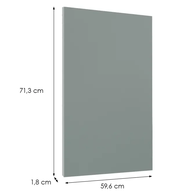 Előlap szekrény Luxeo F08-D60FZW green,2