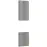 Előlap szekrény Luxeo F02-D60PWN grey lak