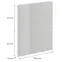 Előlap szekrény Luxeo F02-D60S2_D60S2+1_D60IN-AX white lak,2