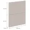 Előlap szekrény Luxeo F08-D60S2_D60S2+1_D60IN-AX beige,2