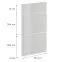 Előlap szekrény Luxeo F02-D60S3-AX white lak,2