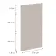 Előlap szekrény Luxeo F08-D60S3-AX beige,2