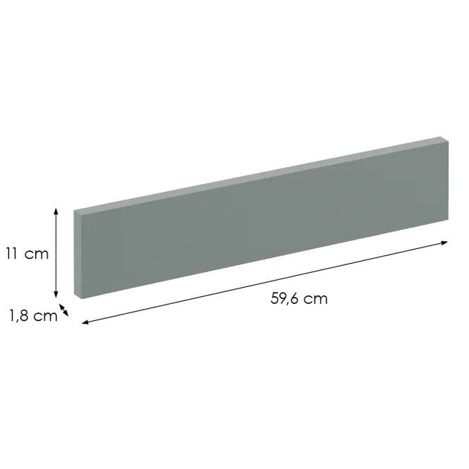 Előlap szekrény Luxeo F08-D60ZK green,2