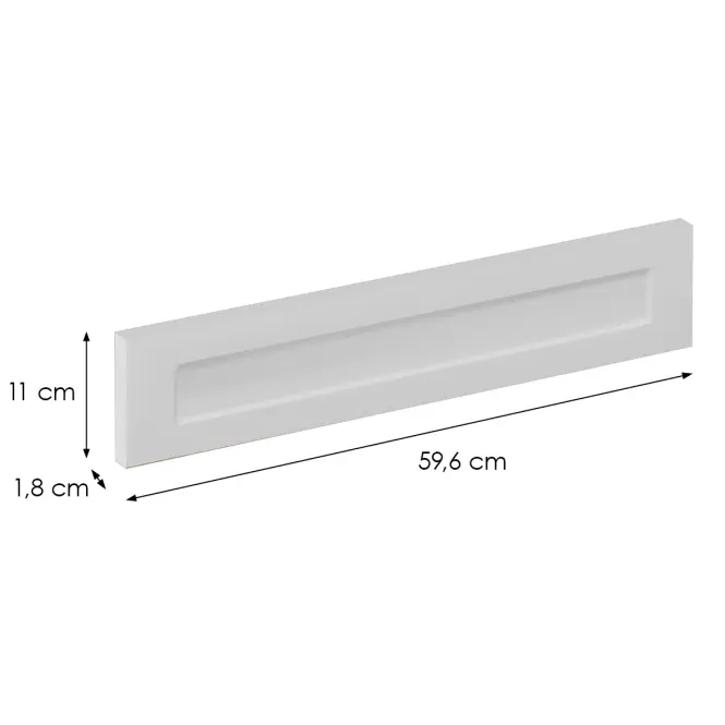 Előlap szekrény Luxeo F15-D60ZK keret white,2