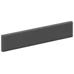 Előlap szekrény Luxeo F16-D60ZK vékony keret dark grey