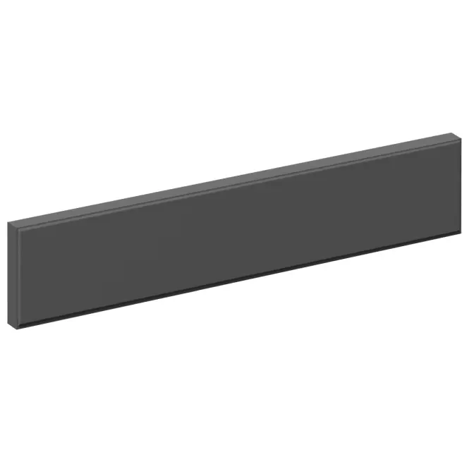 Előlap szekrény Luxeo F16-D60ZK vékony keret dark grey