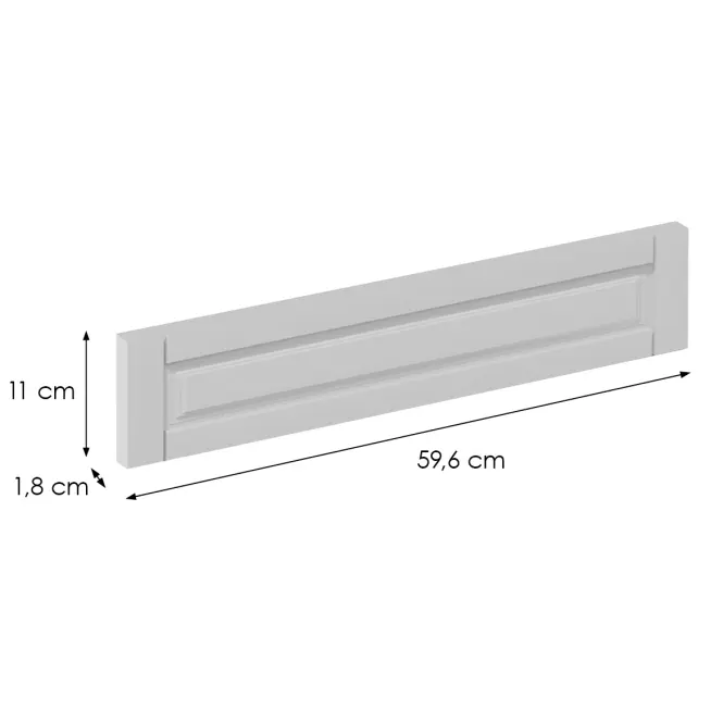 Előlap szekrény Luxeo F13-D60ZK hampton white,2