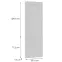 Előlap szekrény Luxeo F15-D60ZL_D60R keret white,2