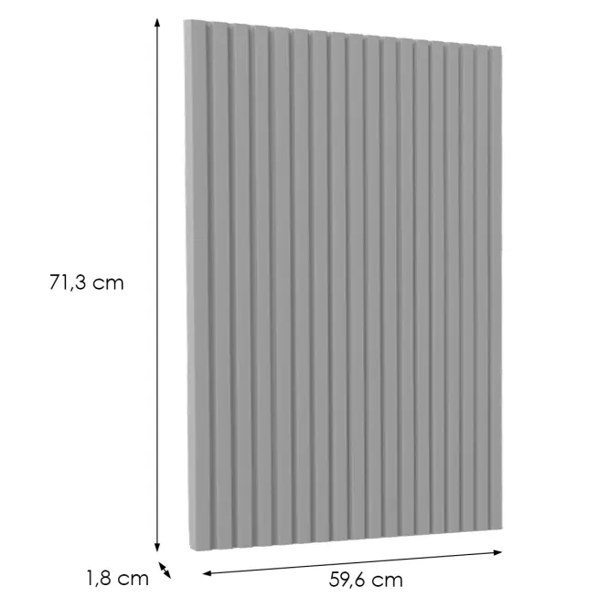 Előlap szekrény Luxeo F14-D60_ D60Z ryfla grey,2