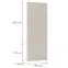 Előlap szekrény Luxeo F08-D60ZLN_D60RWN beige,2