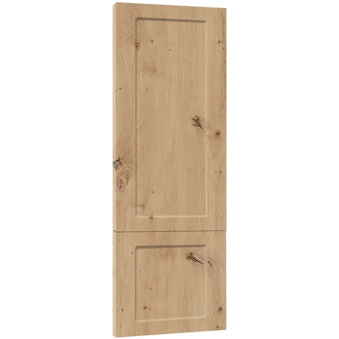 Előlap szekrény Luxeo F15-D60ZLN_D60RWN keret tölgy