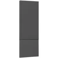 Előlap szekrény Luxeo F16-D60ZLN_D60RWN vékony keret dark grey