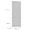 Előlap szekrény Luxeo F13-D60ZLN_D60RWN hampton white,2