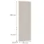 Előlap szekrény Luxeo F08-D60ZL_D60R beige,2