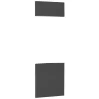 Előlap szekrény Luxeo F16-D60PM vékony keret dark grey