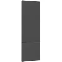 Előlap szekrény Luxeo F16-D60ZL_D60R vékony keret dark grey