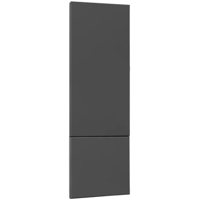 Előlap szekrény Luxeo F16-D60ZL_D60R vékony keret dark grey